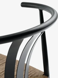 HOBRO + TAGMARKHOBRO L70 table gris + 2 TAGMARK chaises noir