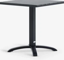 HOBROTable bistrot HOBRO l70xL70 noir