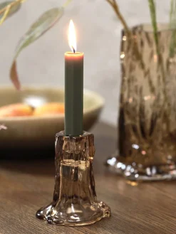 HOLMEBougies pour chandelier HOLME H20cm olive 4 pcs/pqt