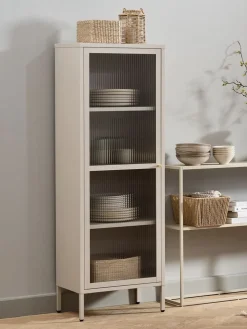 HOPTRUPVitrine HOPTRUP 1 porte beige