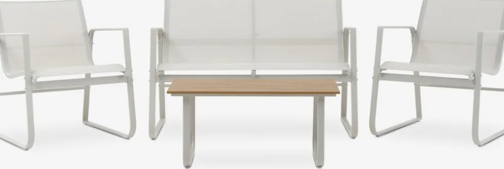 HORNSLETEnsemble lounge HORNSLET 4 personnes beige