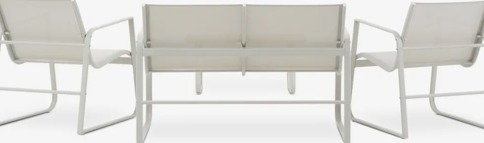 HORNSLETEnsemble lounge HORNSLET 4 personnes beige