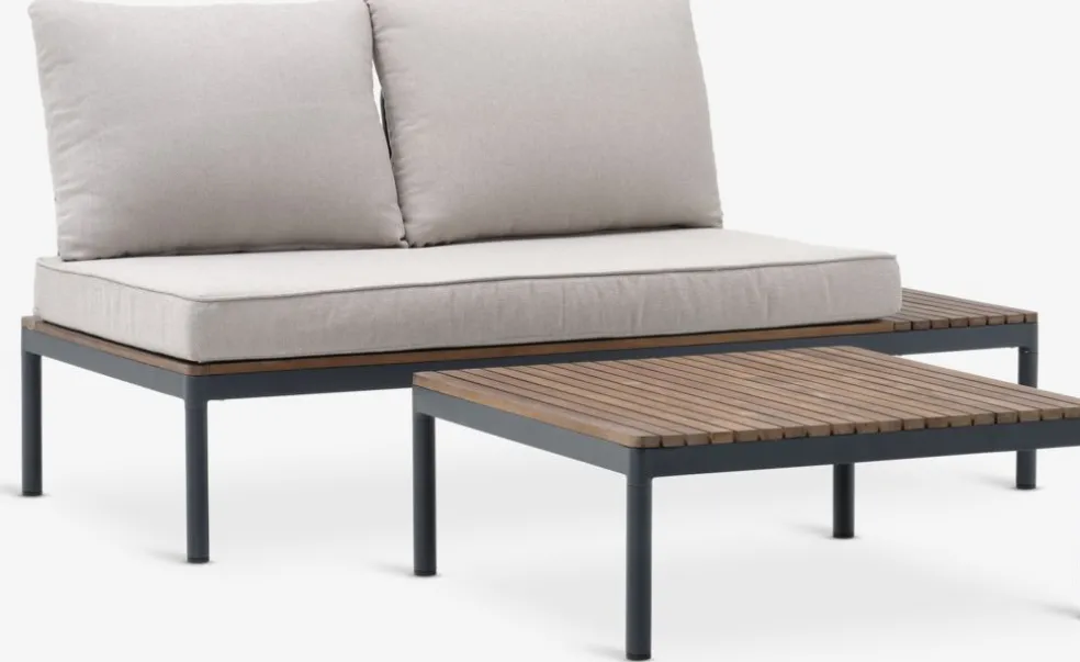 HOUEnsemble lounge HOU 2 personnes acacia