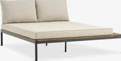 HOUModule lounge HOU méridienne 2 personnes bois d'acacia
