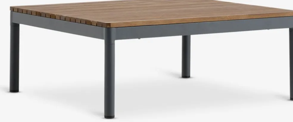 HOUModule lounge HOU table l75xL75 bois d'acacia