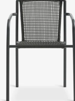 HSTEHAVE + KRISTIANSTADHESTEHAVE L205/275 table noir + 4 KRISTIANSTAD chaises vert