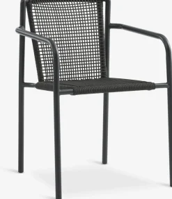 HSTEHAVE + KRISTIANSTADHESTEHAVE L205/275 table noir + 4 KRISTIANSTAD chaises vert