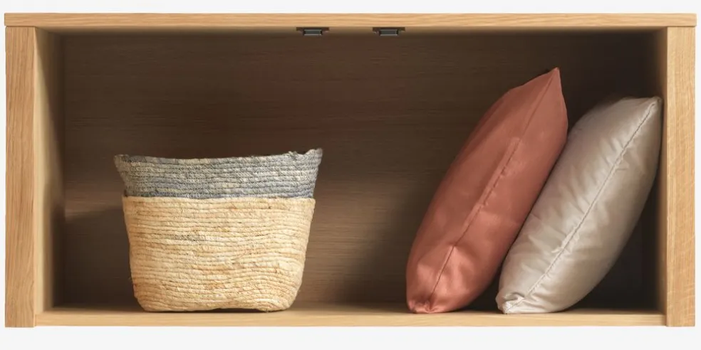 HUGGETMeuble haut HUGGET 96x43 coloris chêne naturel