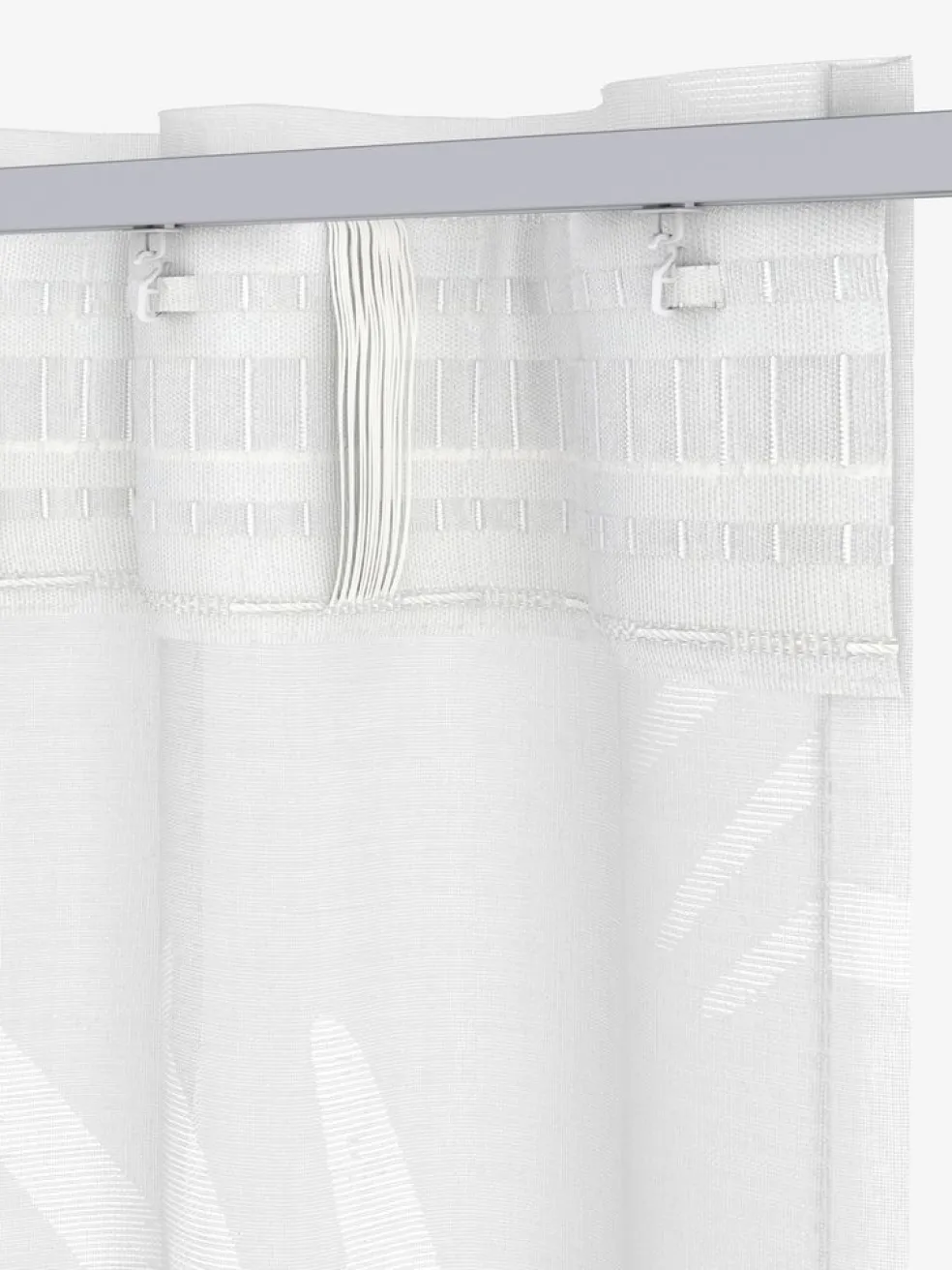 HUGLARideau HUGLA 1x140x245 blanc