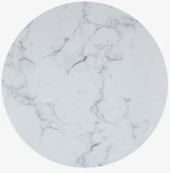 HVITROTSet de table HVITROT Ø38 marbre blanc