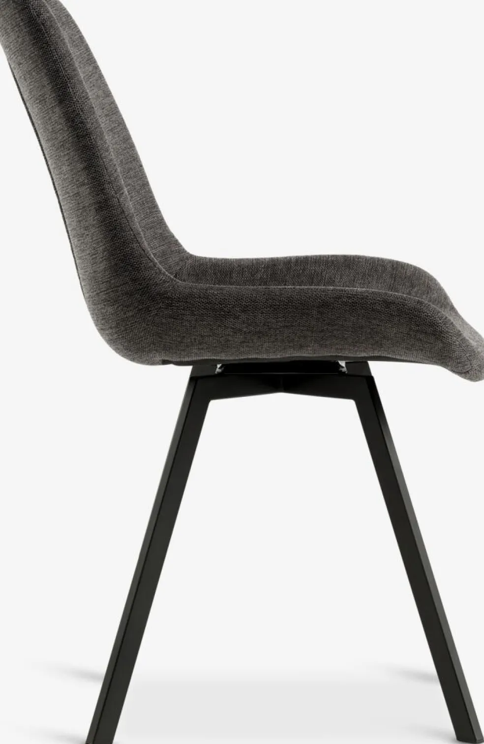 HYGUMChaise HYGUM pivotante gris/noir