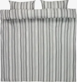 IDAGoldParure de lit IDA Fil teint 240x220 blanc/noir