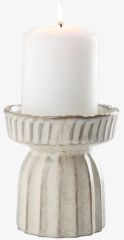 INGARBougeoir INGAR Ø10xH11cm blanc