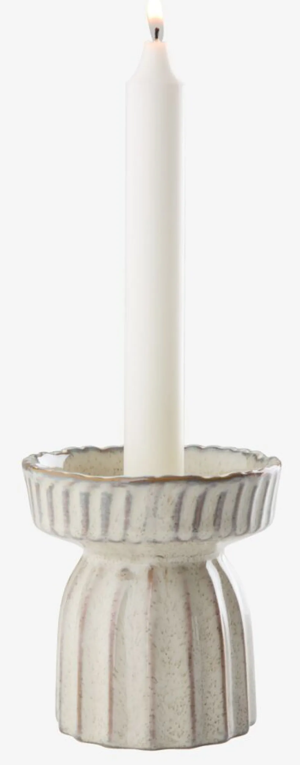 INGARBougeoir INGAR Ø10xH11cm blanc