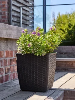 ISLOMPanier pour plantes ISLOM 31x31x32 noir