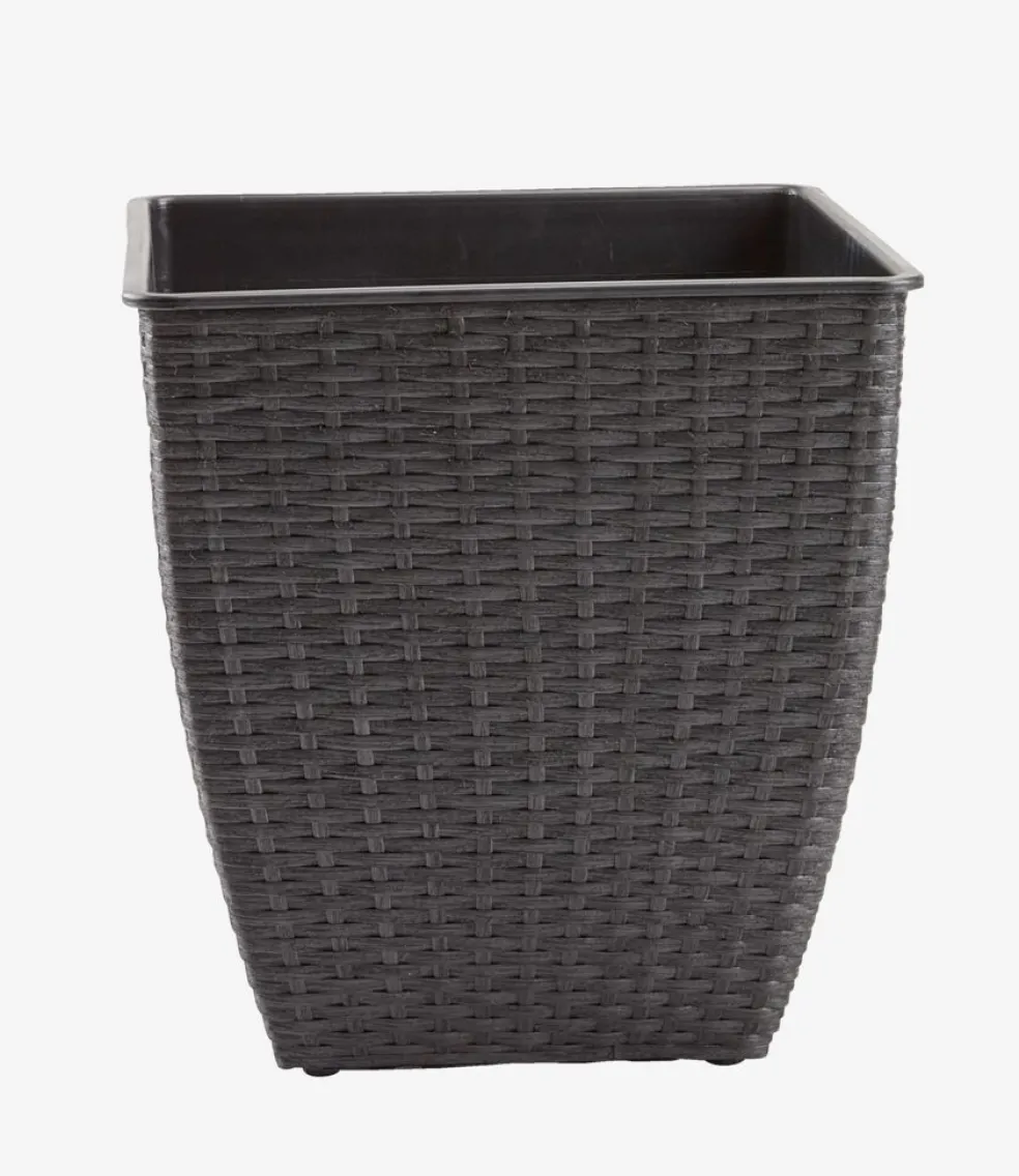 ISLOMPanier pour plantes ISLOM 38x38x39 noir