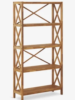 JANNERUPÉtagère JANNERUP 5 tablettes larges coloris chêne naturel