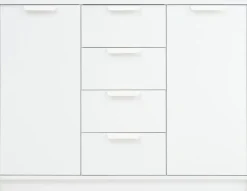 JENSLEVBuffet JENSLEV 2 portes 4 tiroirs blanc