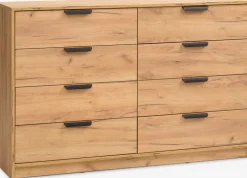 JENSLEVCommode 4+4 tiroirs JENSLEV coloris chêne naturel
