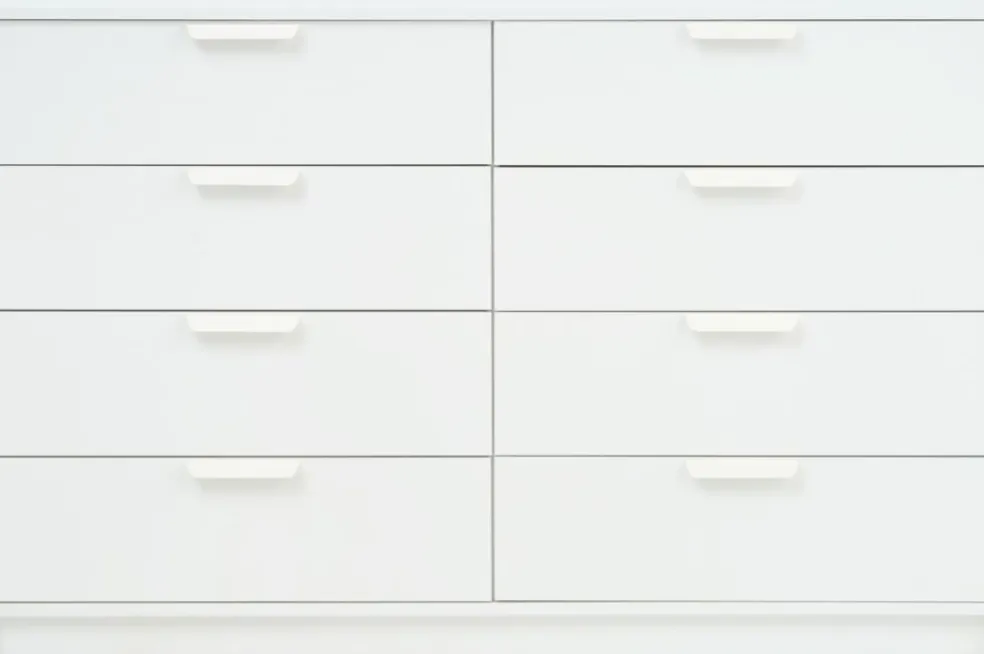 JENSLEVCommode 4+4 tiroirs JENSLEV blanc