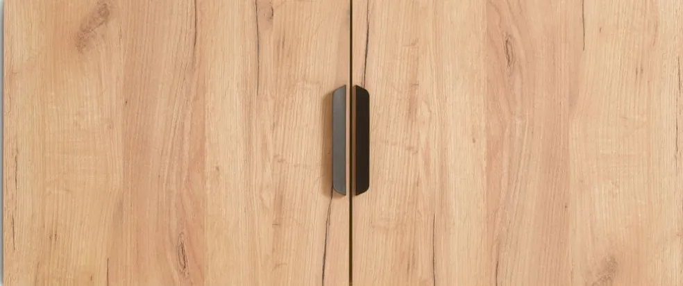JENSLEVMeuble haut JENSLEV 96x40 2 portes coloris chêne naturel
