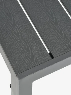 JERSORE + LEKNESJERSORE L140 table + 4 LEKNES chaises noir