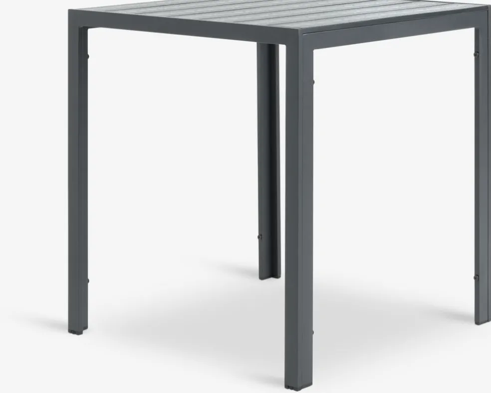JERSORETable de jardin JERSORE l70xL70 noir