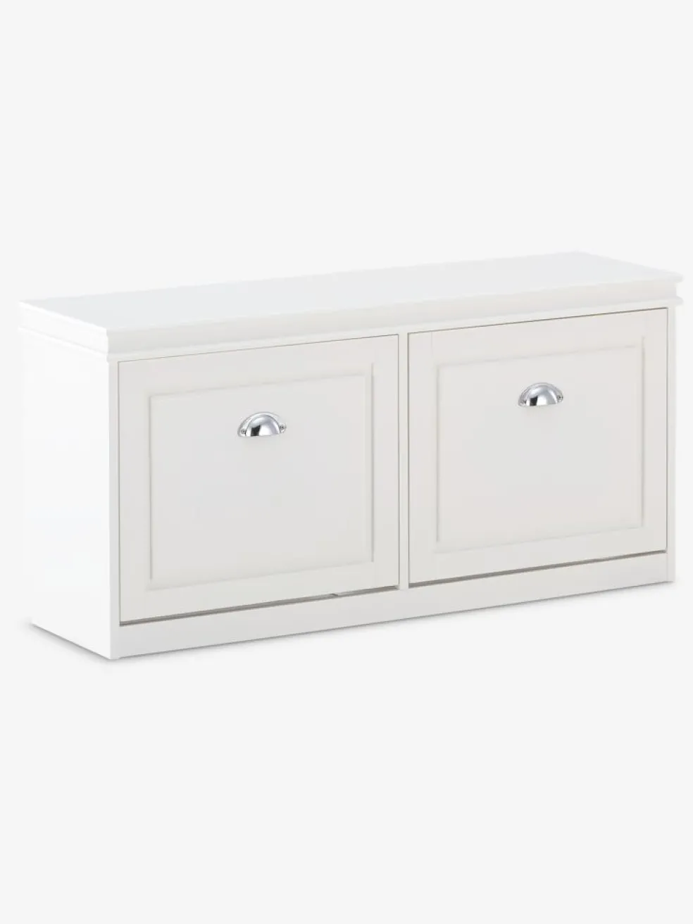 JERUPMeuble chaussures/banc JERUP 2 compartiments blanc