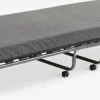 JESBYLit d'appoint JESBY 80x190 gris anthracite