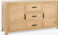 JUNGENBuffet JUNGEN 2 portes 3 tiroirs coloris chêne