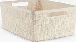 JUTEPanier JUTE 12L plastique blanc cassé