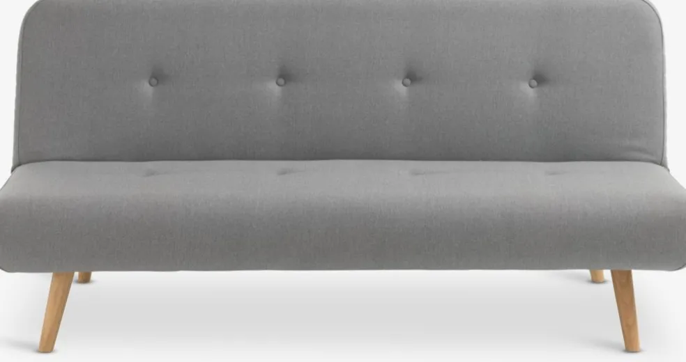 JUVRECanapé convertible JUVRE tissu gris clair/naturel