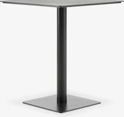 KAPPRUET + GLOMFJORDKAPPRUET L65 table + 2 GLOMFJORD chaises noir