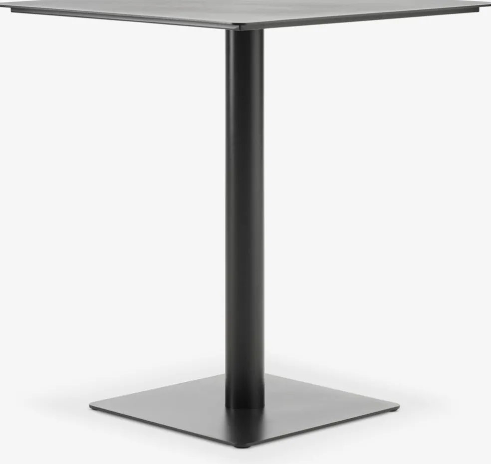 KAPPRUET + TRILLEVALLENKAPPRUET L65 table + 2 TRILLEVALLEN chaises noir