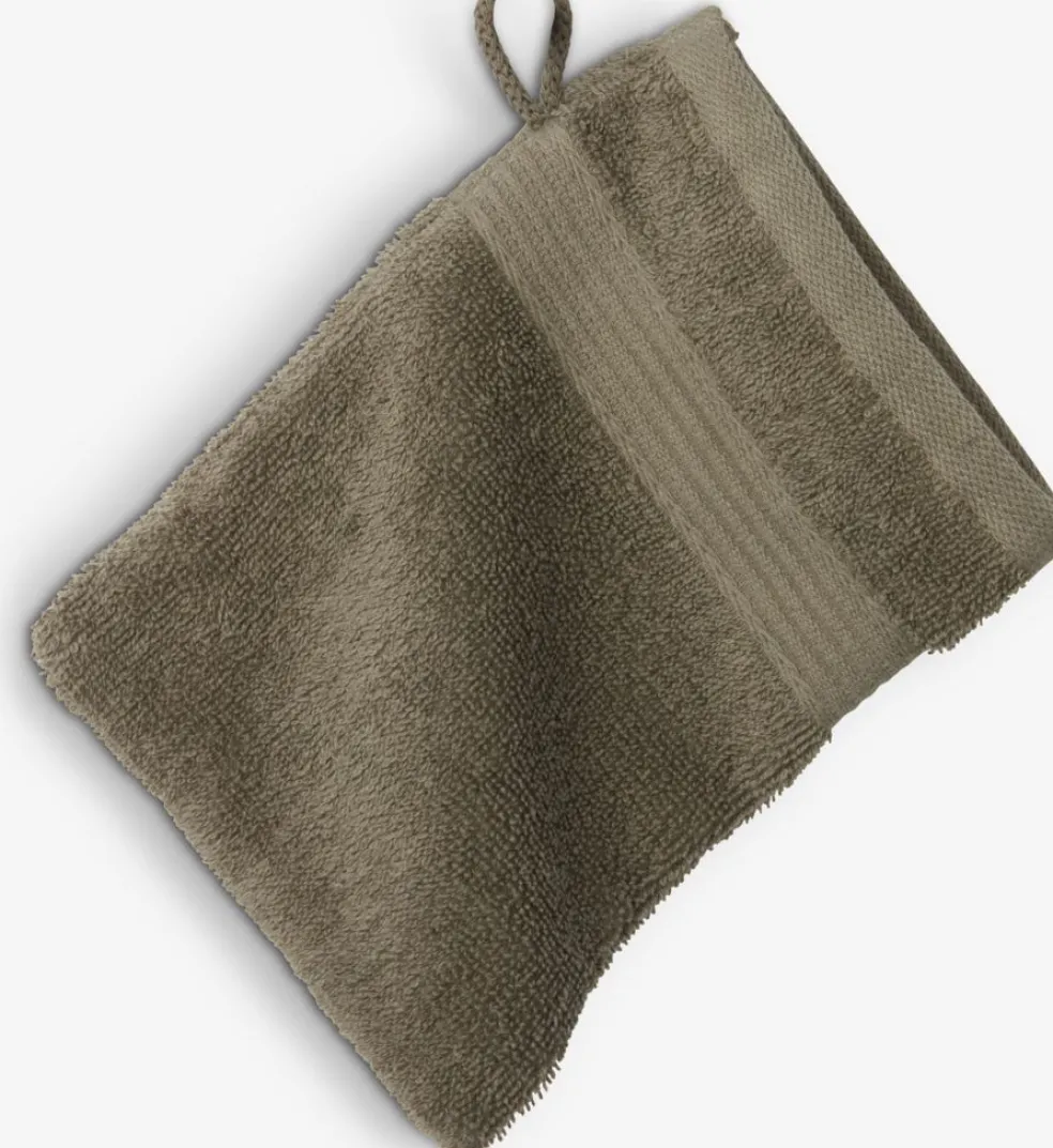 KARLSTADGoldGant de toilette KARLSTAD 15x21 olive