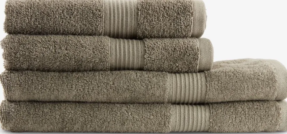 KARLSTADGoldServiette de toilette KARLSTAD 50x100 olive