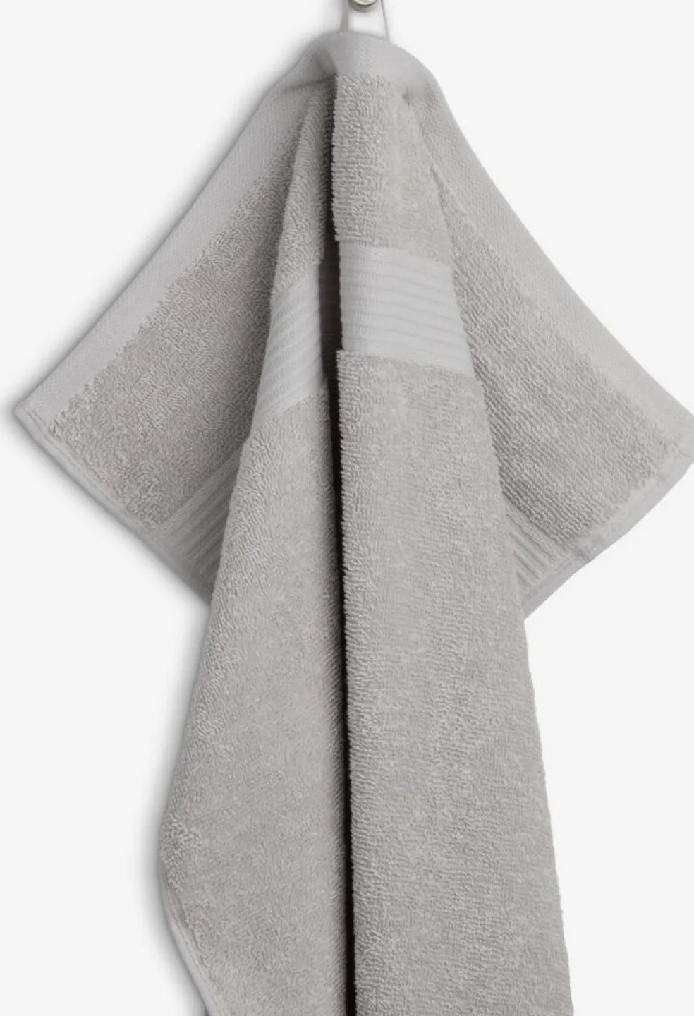 KARLSTADGoldServiette de toilette KARLSTAD 50x100 gris clair