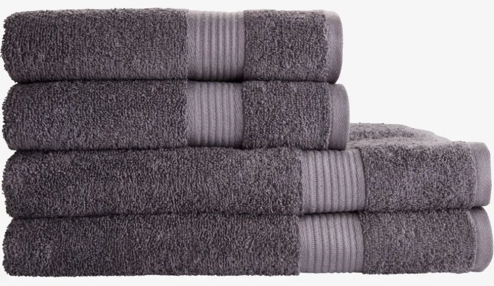 KARLSTADGoldServiette de toilette KARLSTAD 50x100 gris foncé