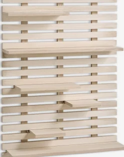 KETTINGEÉtagère murale KETTINGE 6 tablettes naturel