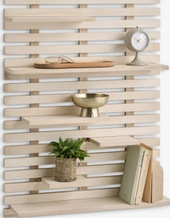 KETTINGEÉtagère murale KETTINGE 6 tablettes naturel