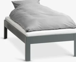 KILDENCadre de lit KILDEN 90x200 gris foncé
