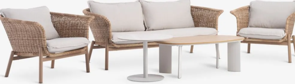 KOEPINGEnsemble lounge KOEPING 4,5 personnes naturel