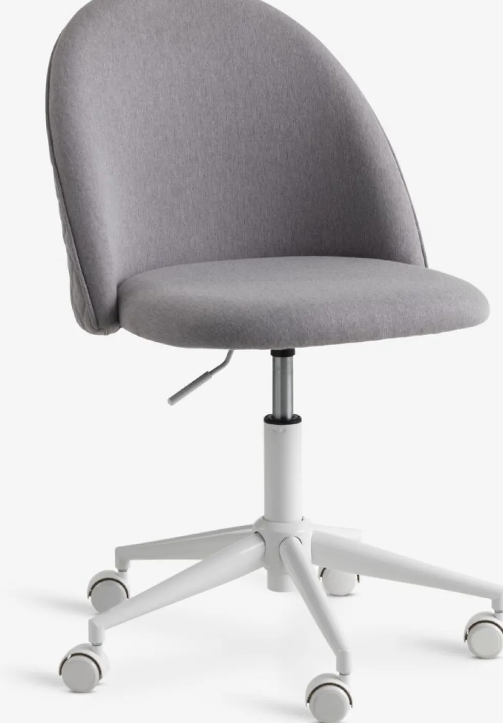 KOKKEDALChaise de bureau KOKKEDAL tissu gris/blanc