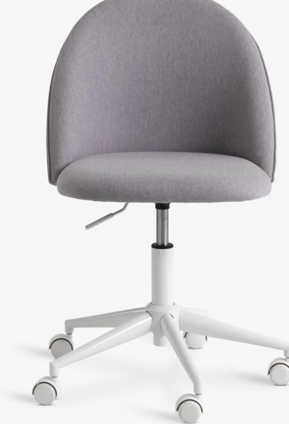KOKKEDALChaise de bureau KOKKEDAL tissu gris/blanc