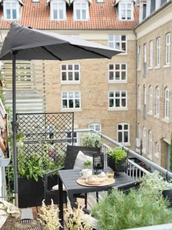 KOLDINGParasol de balcon KOLDING l270xL135 gris