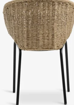 KOLLEN + TUERNEKOLLEN L205 table acacia + 4 TUERNE chaises naturel