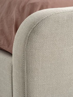 KONGSBERGCadre de lit KONGSBERG 140x190 tissu beige