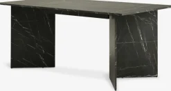 KRONDALTable KRONDAL 90x180 imitation marbre noir