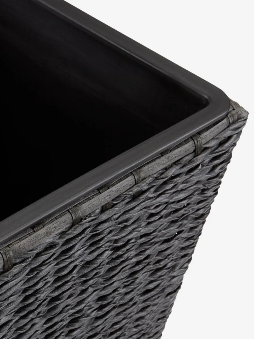 KUBBPanier pour plantes KUBB l36xL36xH70 noir