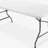 KULESKOGTable pliante KULESKOG l75xL180 blanc
